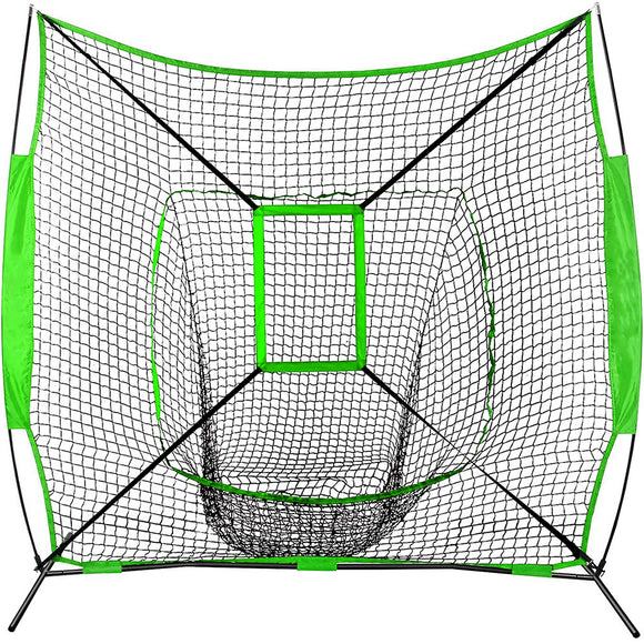 7x7' Baseball Net, Green (BB1-Green)