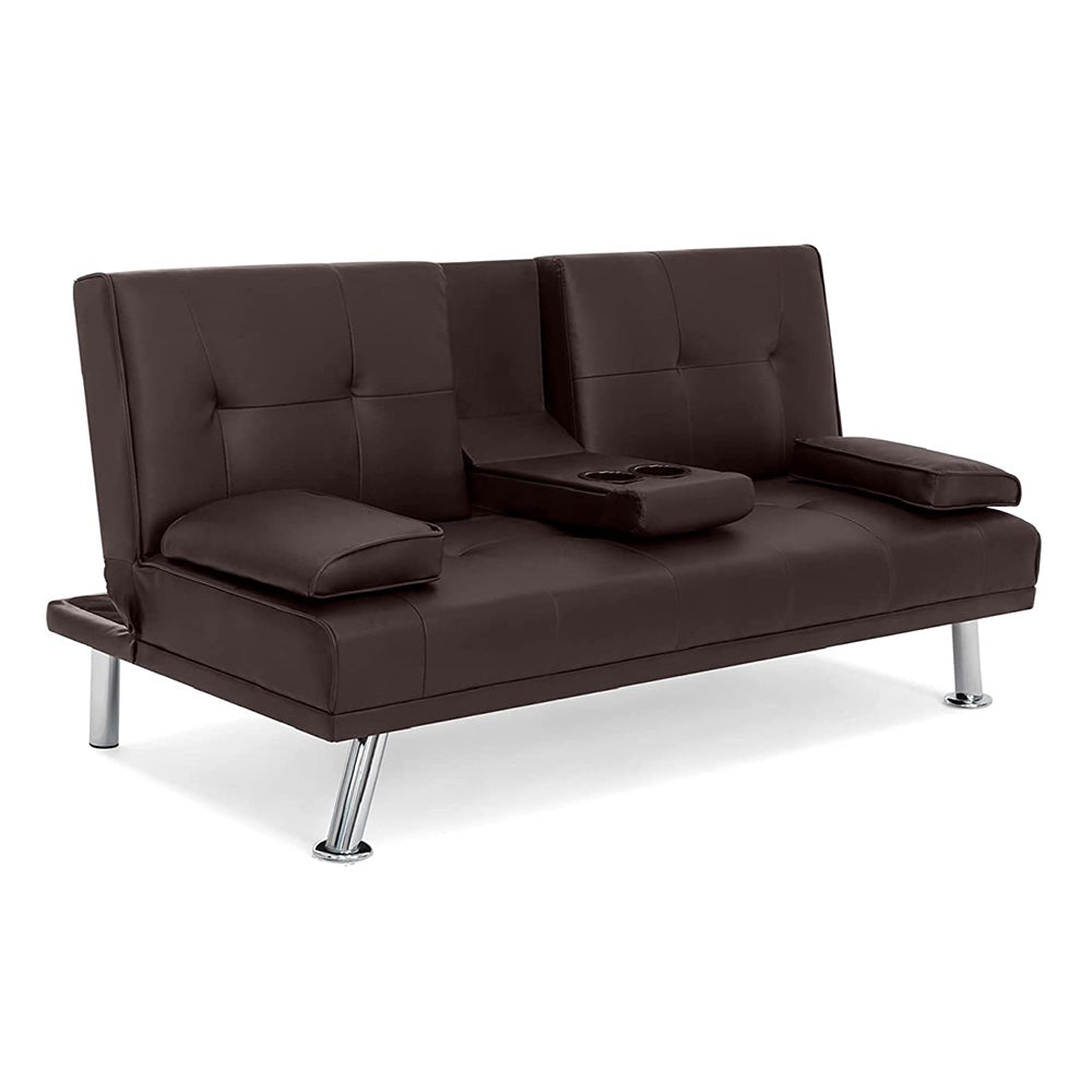 Futon Sofa Bed (Brown) – GotHobby