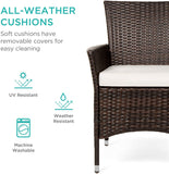 5pcs Wicker Patio Set, Brown (WK-003B)