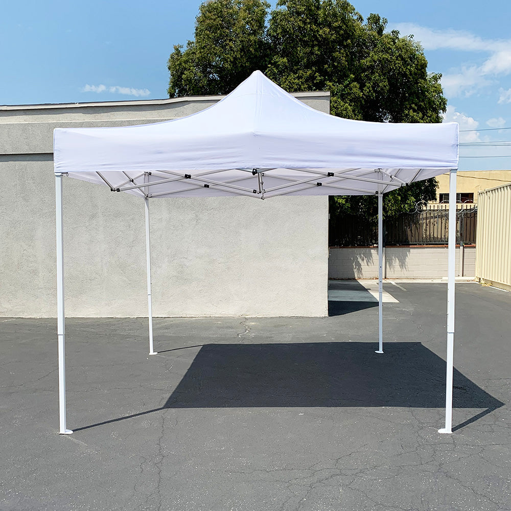 White 10x10 outlet canopy