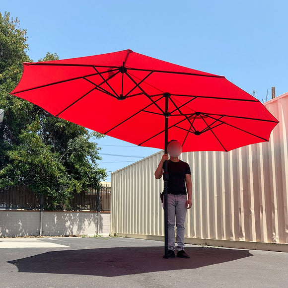 15ft Umbrella, Red (GU-036R)
