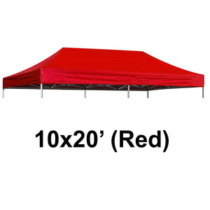 10x20' Canopy Cover, Red (CAN-107)