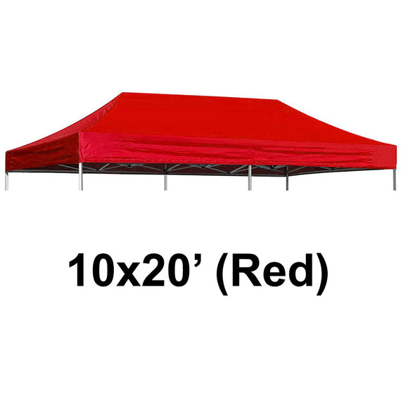 10x20' Canopy Cover, Red (CAN-107)