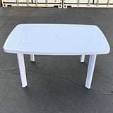 White Plastic Table (PF-003)