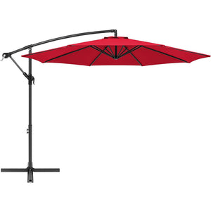 10ft Offset Umbrella, Red (GU-030R)