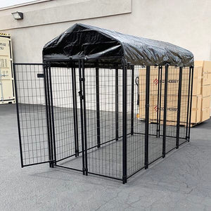 8x4x6ft Heavy Duty Kennel with Cover (PD-072)